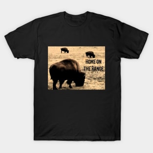 Bison Home on the Range T-Shirt